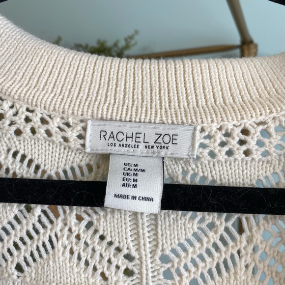 Cream knit collared cardigan - Picture 2 of 4